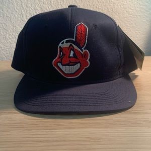 Vintage 90s The G Cap Cleveland Indians Snapback Hat!!!